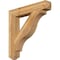 Ekena Millwork Funston Craftsman Rough Sawn Bracket, Western Red Cedar, 6"W x 38"D x 38"H BKT06X38X38FST04RWR - alternate 1